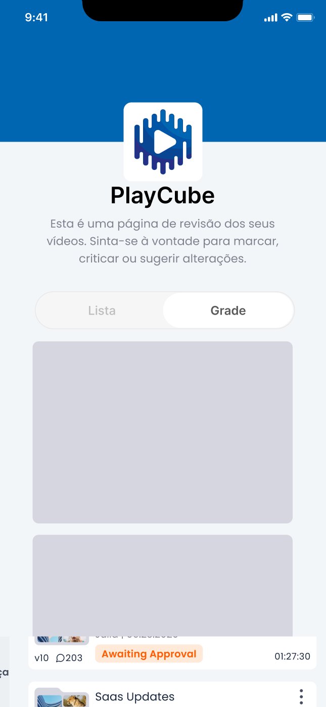 Redesign da página de revisão — Mobile