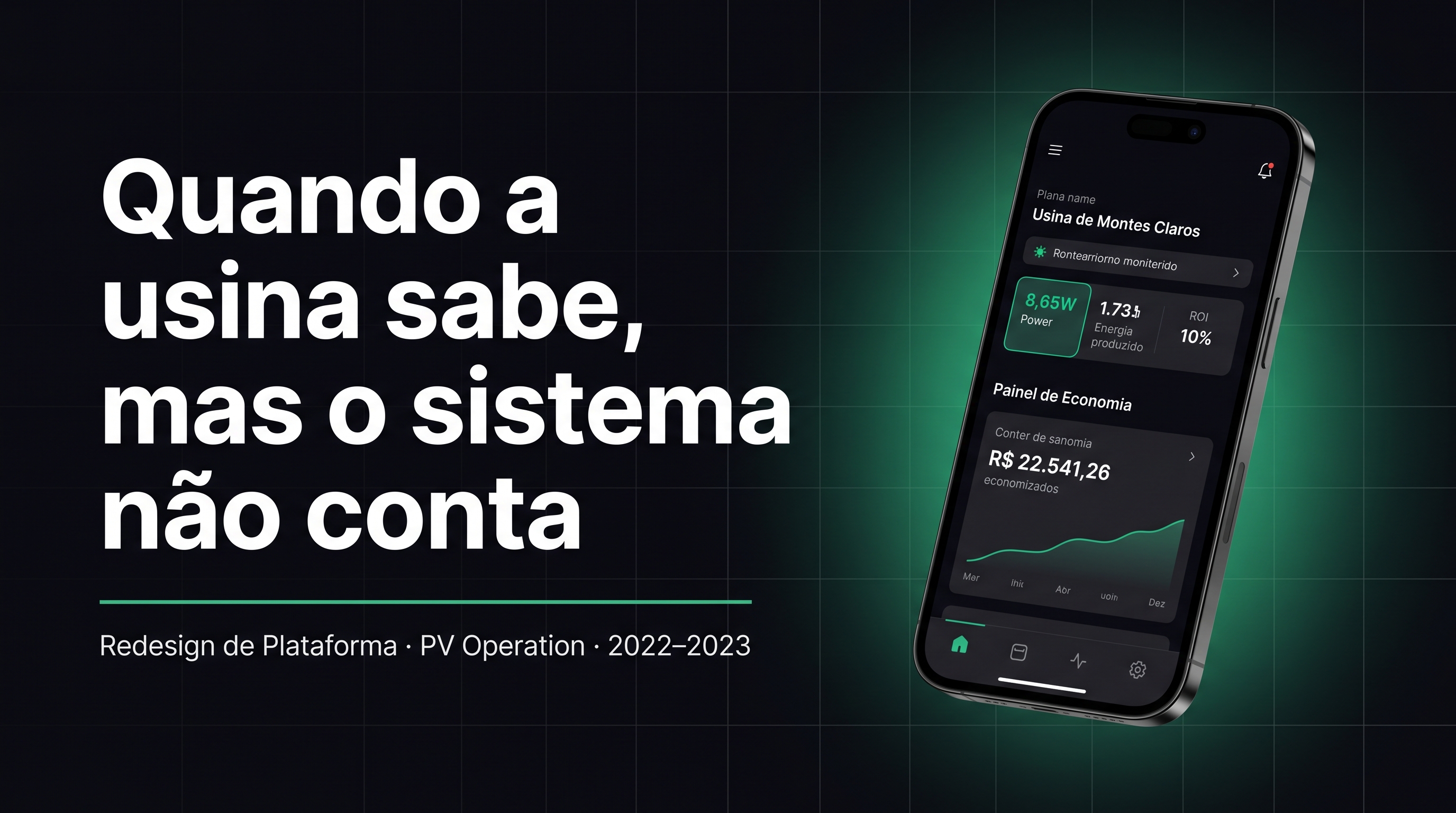 Quando a usina sabe, mas o sistema não conta — PV Operation