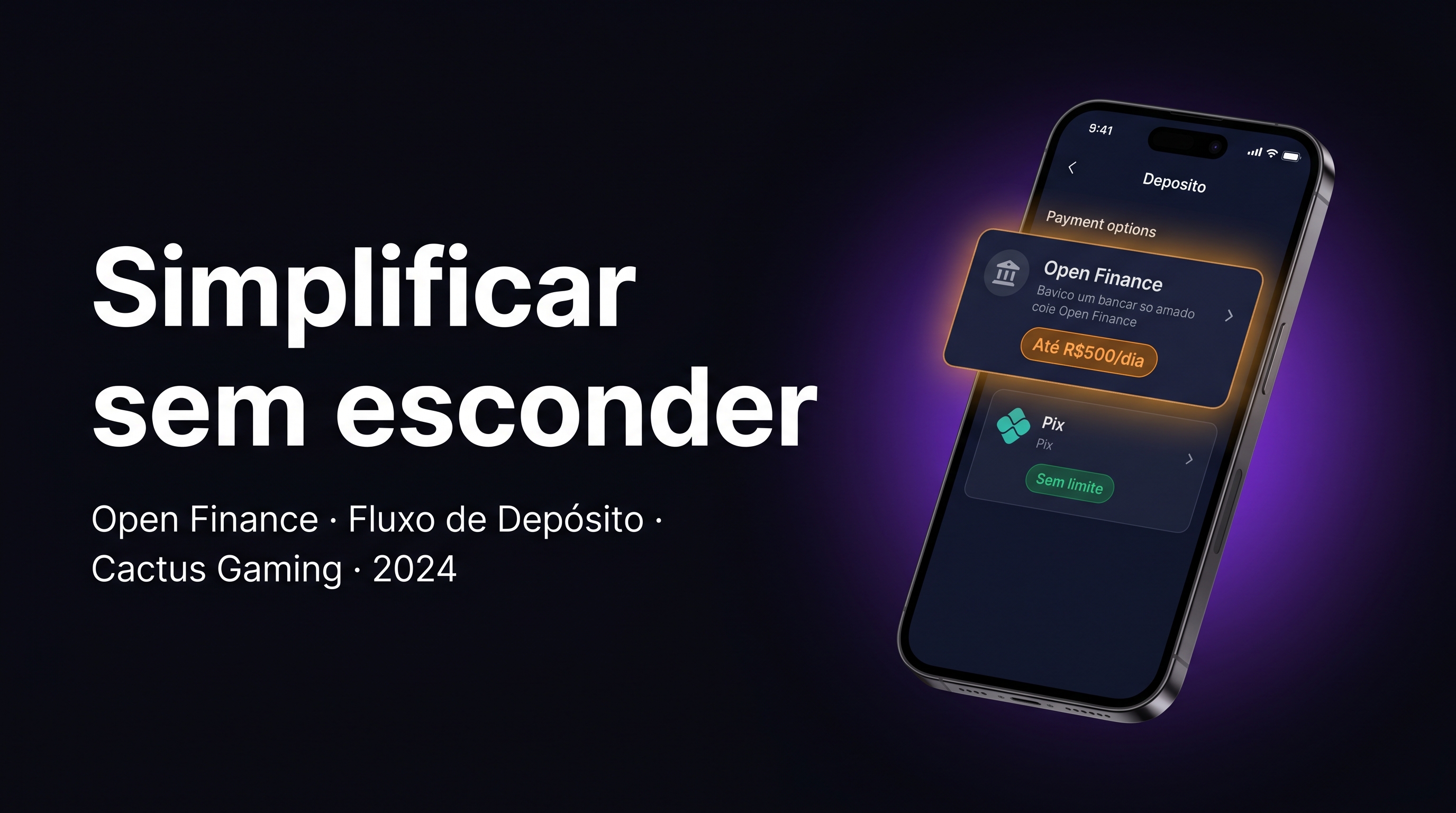 Simplificar sem esconder