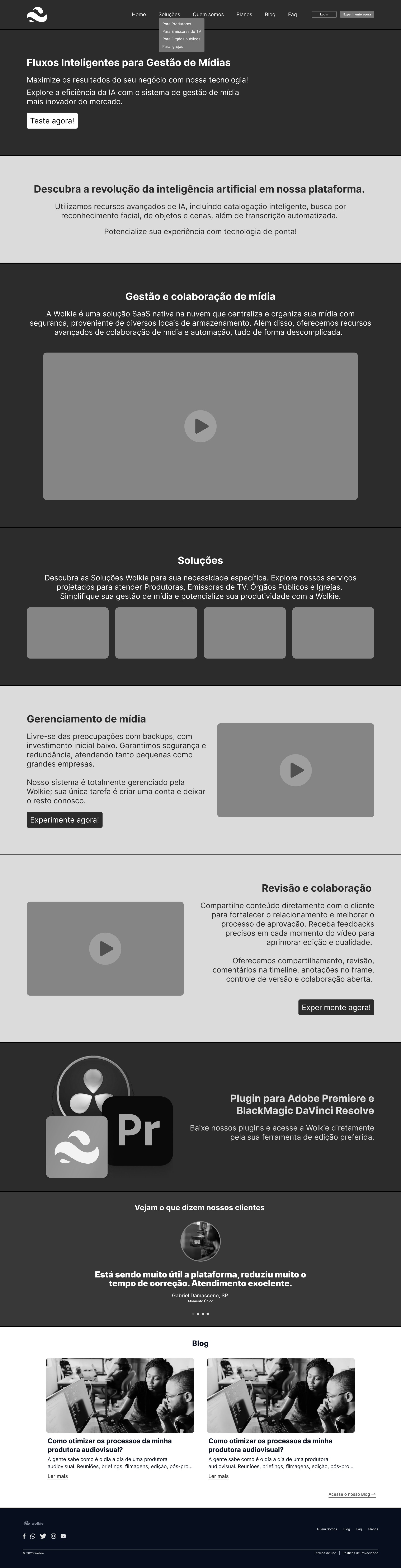 Home do Site Wolkie